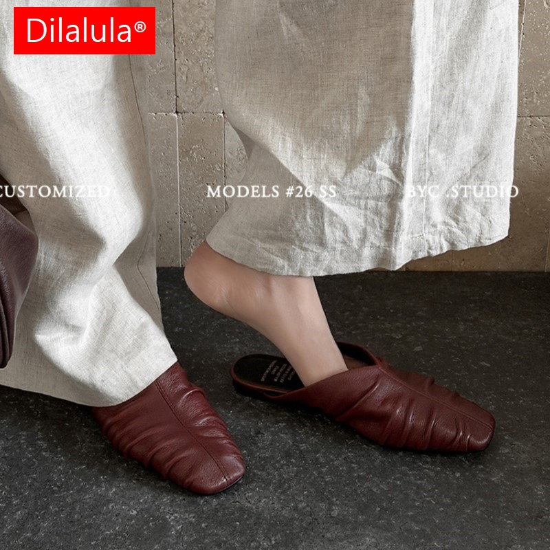 Espadrille Slip On - Dilalula 2026 New Genuine Sheepskin Leather
