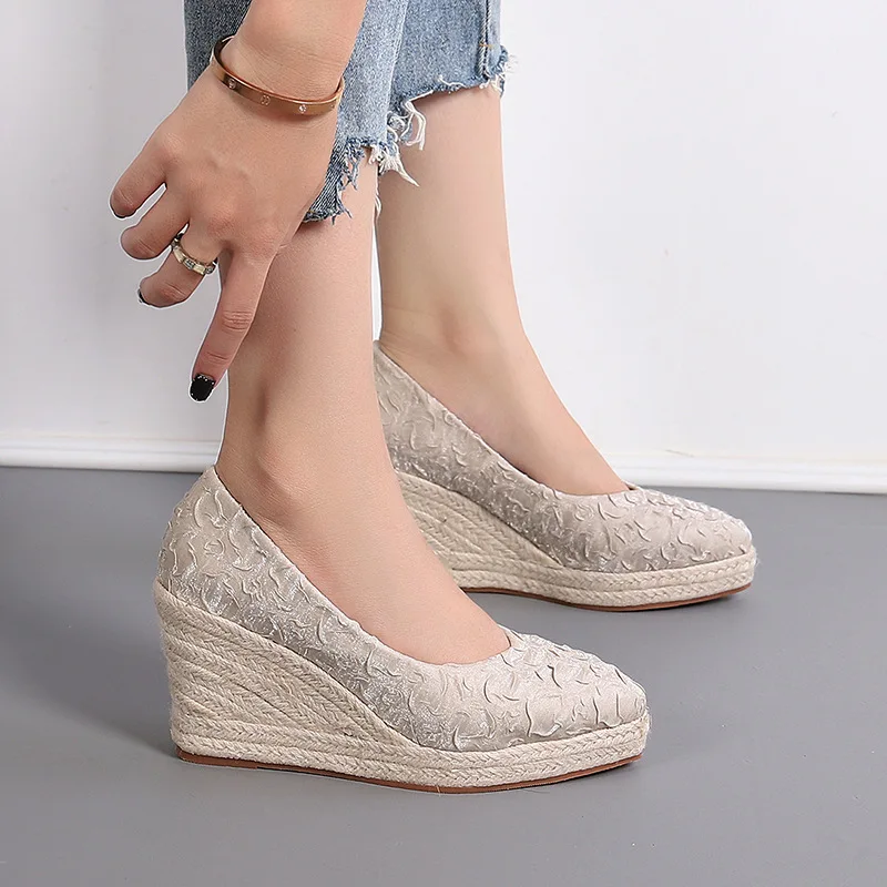 8cm Size 34-42 Breathable Comf - Espadrille Slip On review and price
