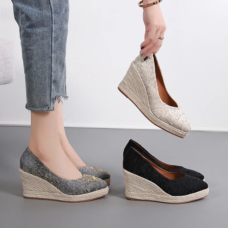 8cm Size 34-42 Breathable Comf - Espadrille Slip On review and price