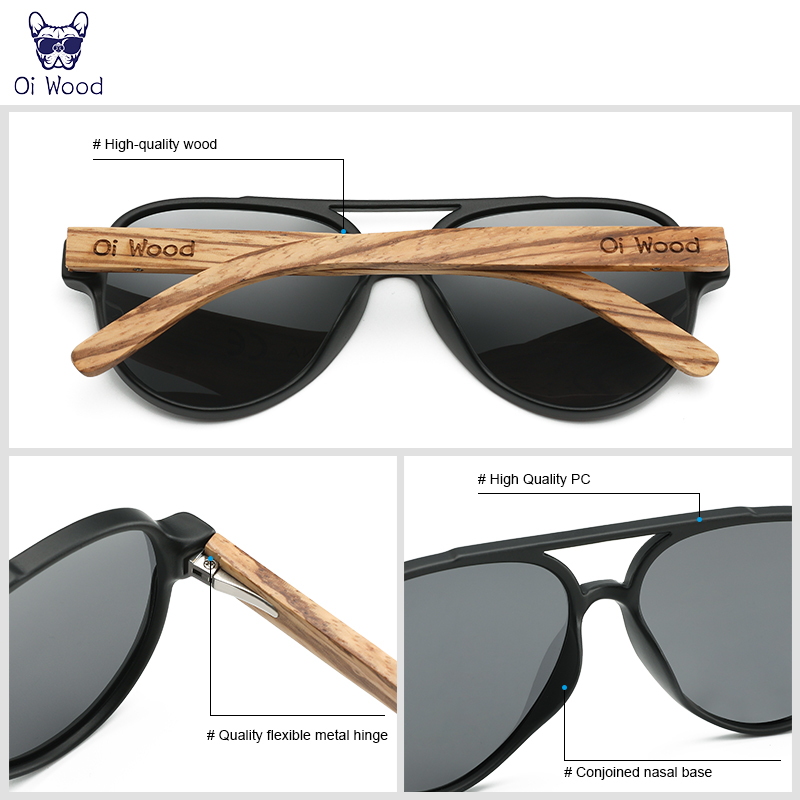 Oi Wood Sunglasses For Women M - Sunglasses Aviator Polarized review and price