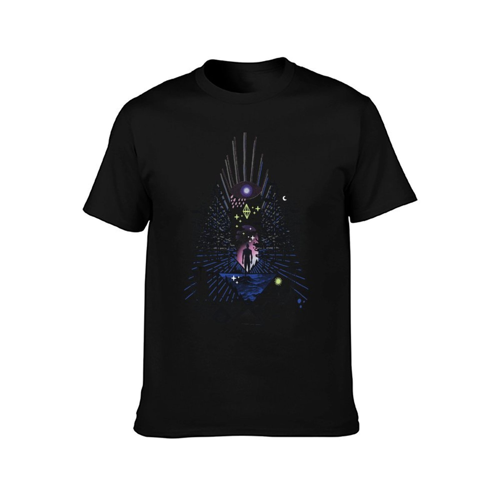 Magic Eye T-Shirt, Summer Casu - Tee Graphic Print review and price