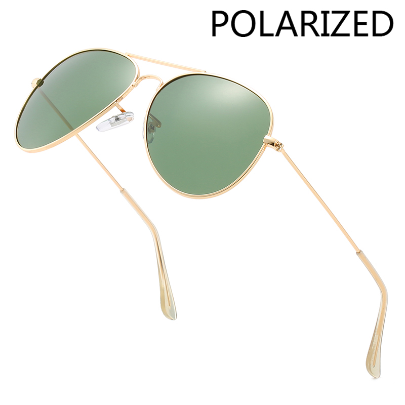 Polarized Metal Double Girder  - Sunglasses Aviator Polarized review and price