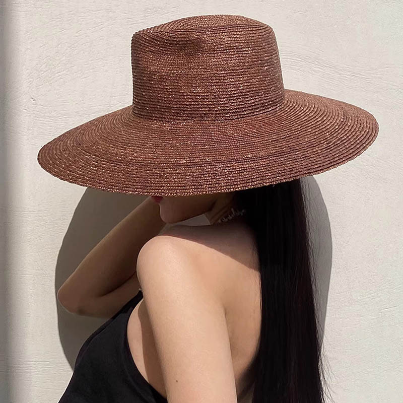 Large Brim Panama Straw Hat Fo - Bucket Hat Straw review and price