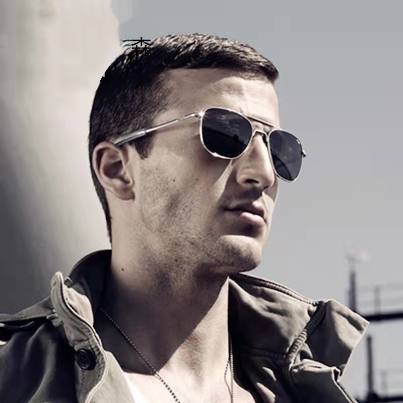 Retro Sunglasses Men Metal Fra - Sunglasses Aviator Polarized review and price