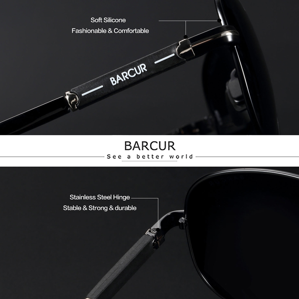 BARCUR Polarized Mens Sunglass - Sunglasses Aviator Polarized review and price
