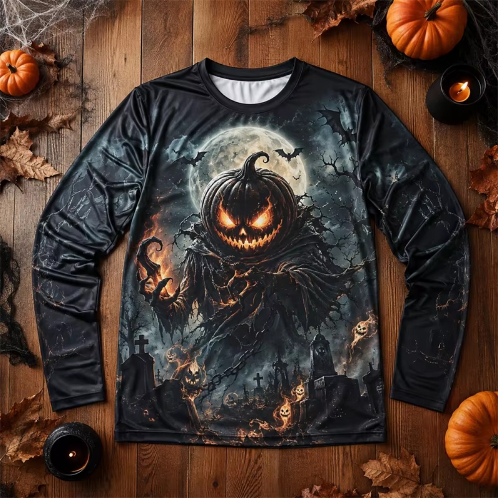 Halloween 3d Print Scary Pumpk - Tee Graphic Print review and price