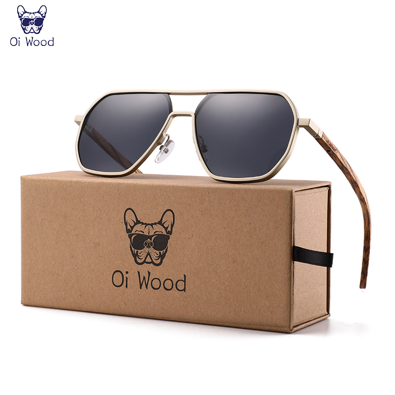 Oi Wood High Quality Fashion A - Sunglasses Aviator Polarized review and price