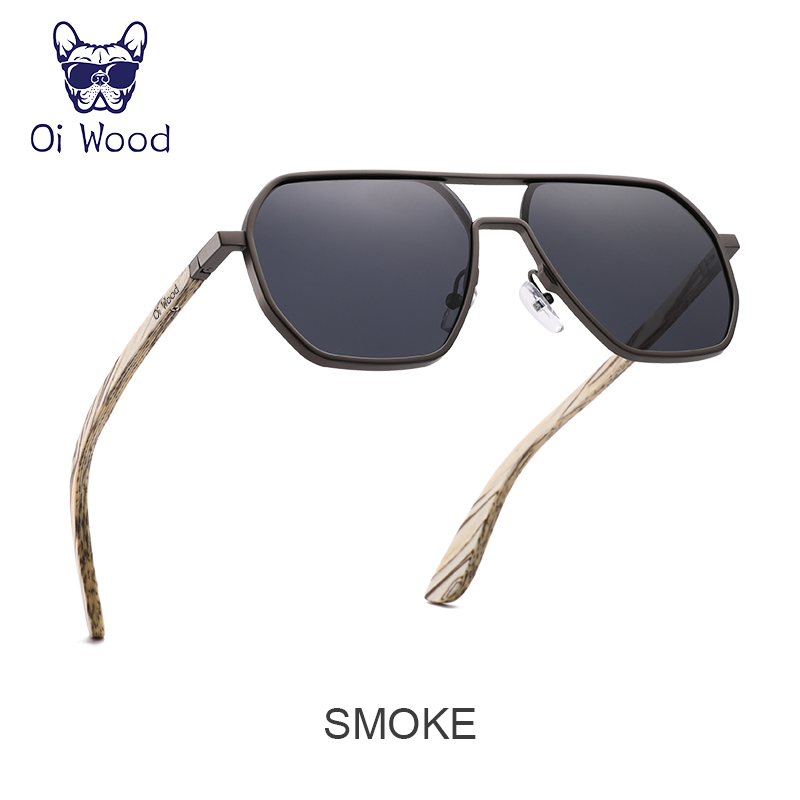 Oi Wood High Quality Fashion A - Sunglasses Aviator Polarized review and price
