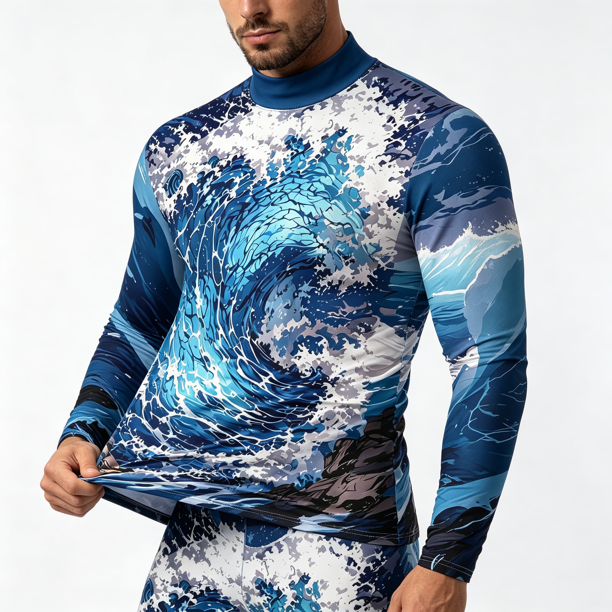 Vintage Ocean Surf Wave Print  - Tee Graphic Print review and price
