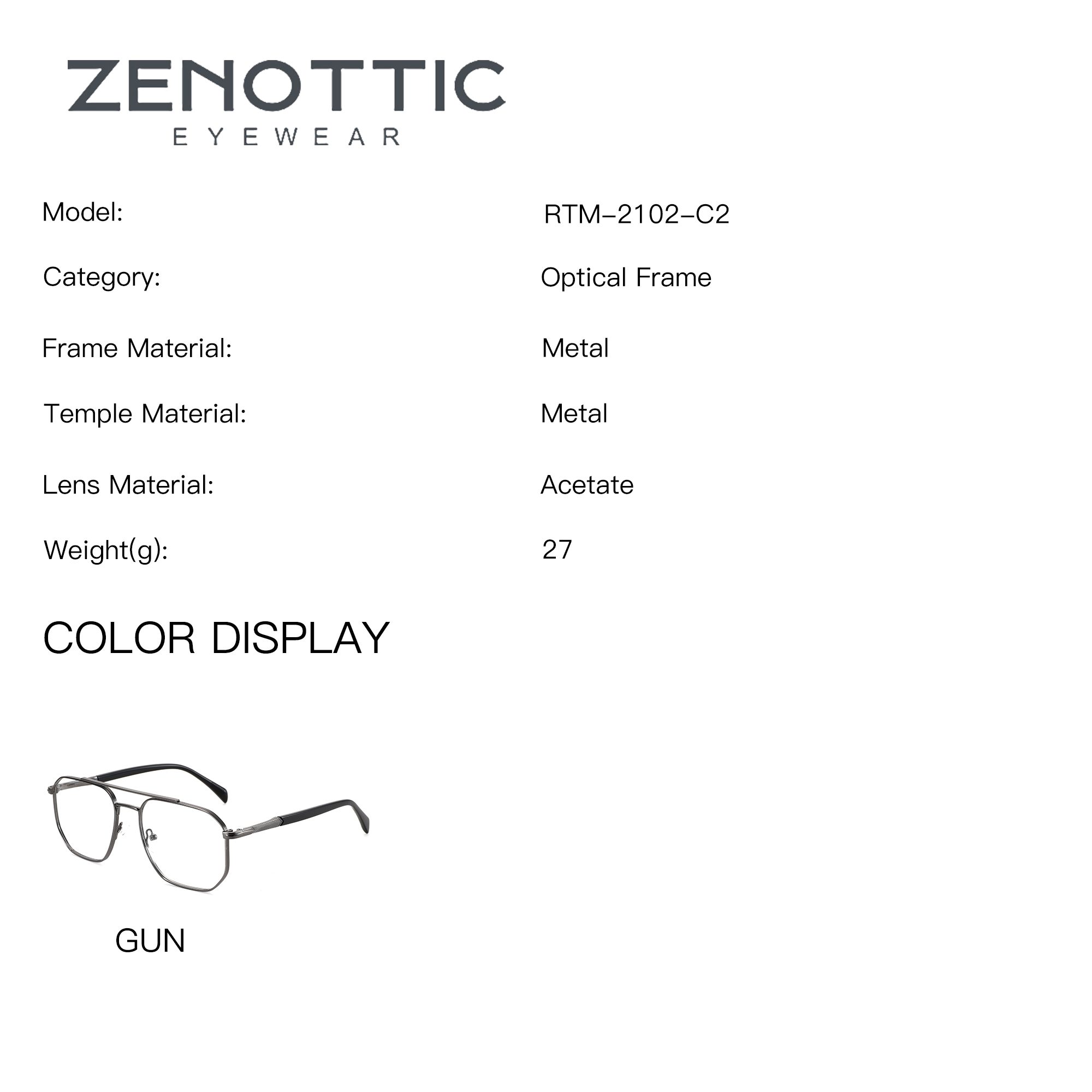 ZENOTTIC M Size Aviator Metal  - Sunglasses Aviator Polarized review and price
