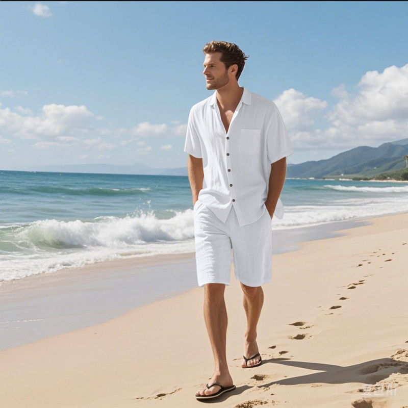 2026 Summer High Quality Men's - Linen Shirt Breathable review and price