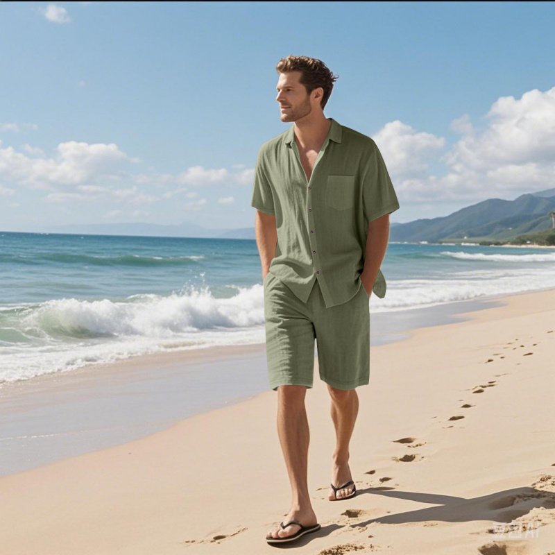 2026 Summer High Quality Men's - Linen Shirt Breathable review and price