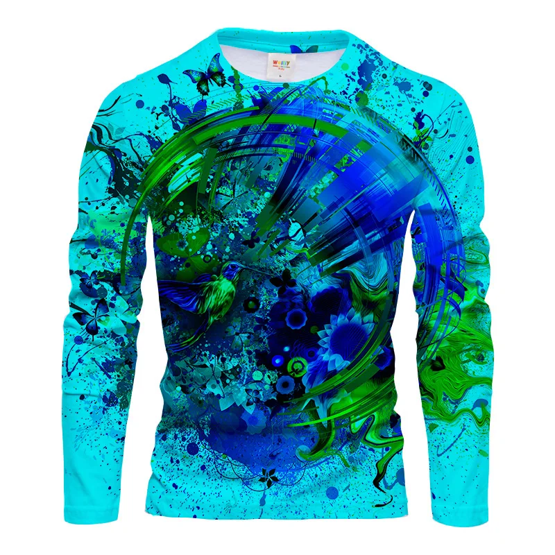 Men Polyester 3D Print Humming - Tee Graphic Print review and price