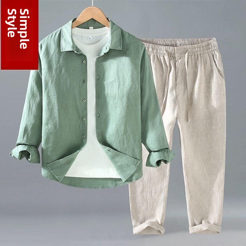 Loose Linen Men's Casual Short - Linen Shirt Breathable review and price