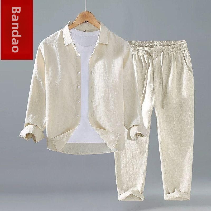 Loose Linen Men's Casual Short - Linen Shirt Breathable review and price