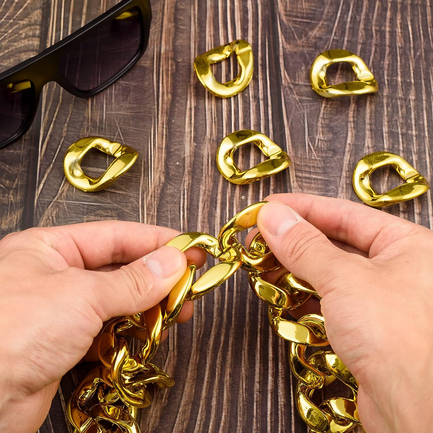 PESENAR 80s 90sHip Hop Costume - Sunglass Retainer Cord review and price